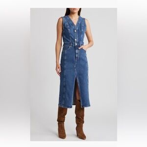 Rails Denim midi dress